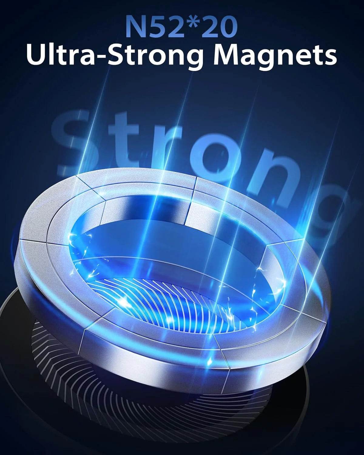 Strong Magnetic 360° Rotation Mag Safe Air Vent Car Mount Dashboard Phone Holder - My Store