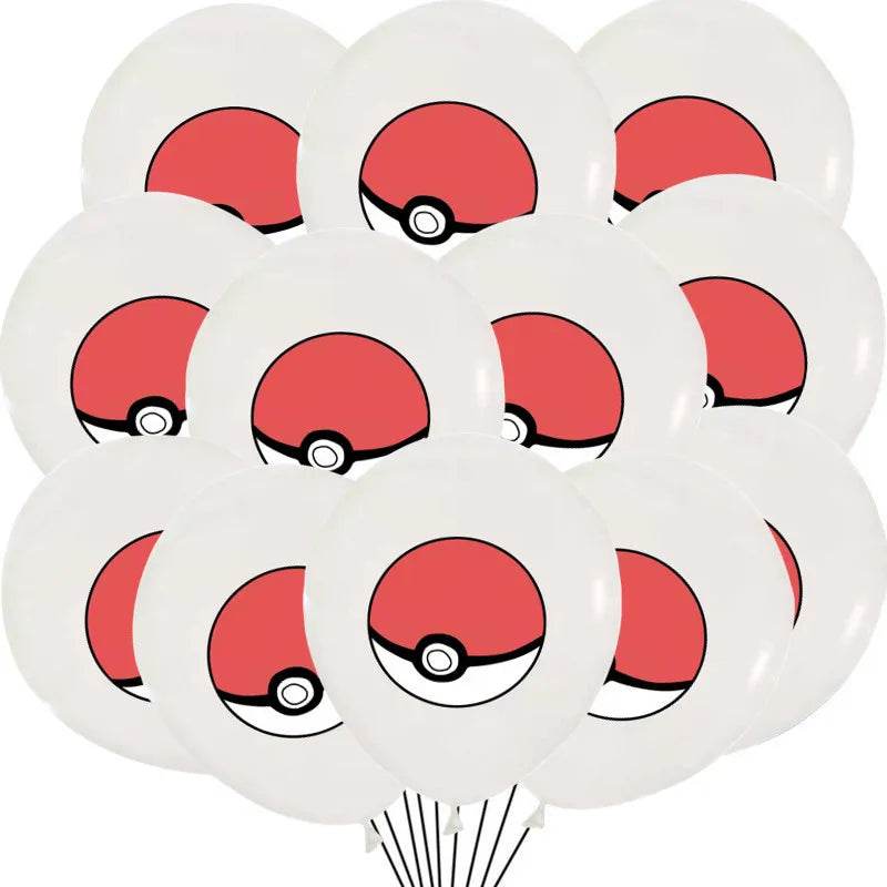 3/2/1Pack Pokemon Latex Balloons Birthday Party Supplies Cartoon Pikachu Balloon Baby Shower Kids Favor for Party Decorations - My Store