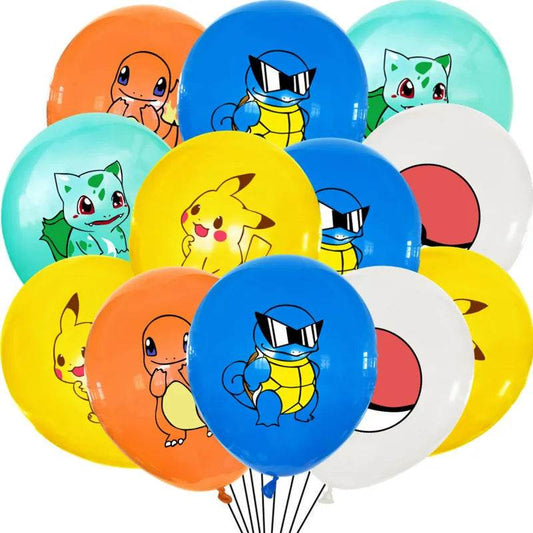 3/2/1Pack Pokemon Latex Balloons Birthday Party Supplies Cartoon Pikachu Balloon Baby Shower Kids Favor for Party Decorations - My Store