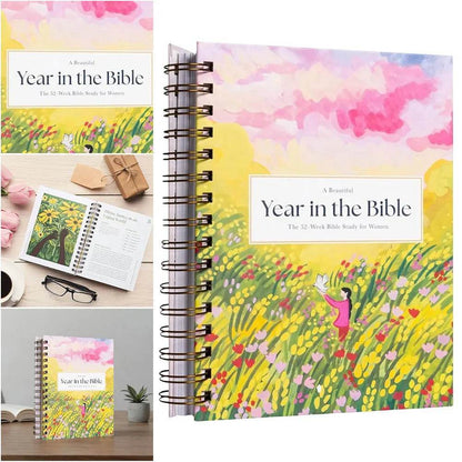 A Beautiful Year in the Bible the Bible in 52 Weeks for Women Women Bible Study Guide for Beginners and Experienced Christians - My Store