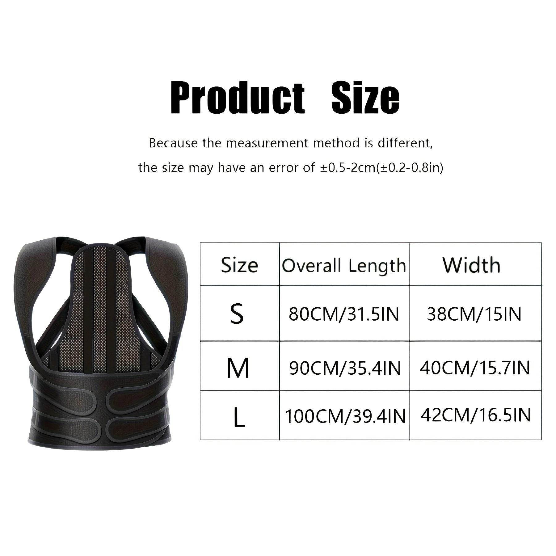Back Brace Posture Corrector for Unisex Shoulder Straightener Adjustable Full Back Support Upper Hunchback Spine Corrector - My Store