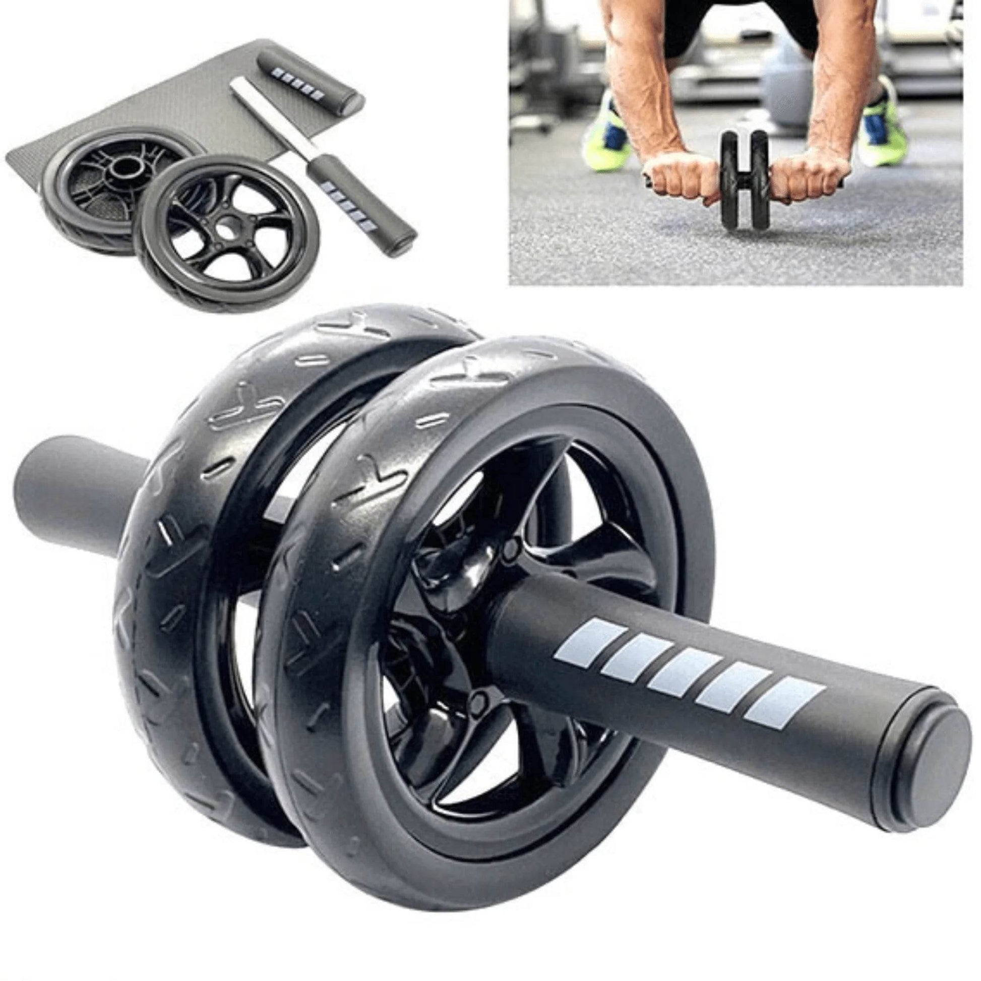 Jupitergear Ab Roller Wheel with Kneeling Pad for Abdominal and Core Strength Training for Men and Women - My Store
