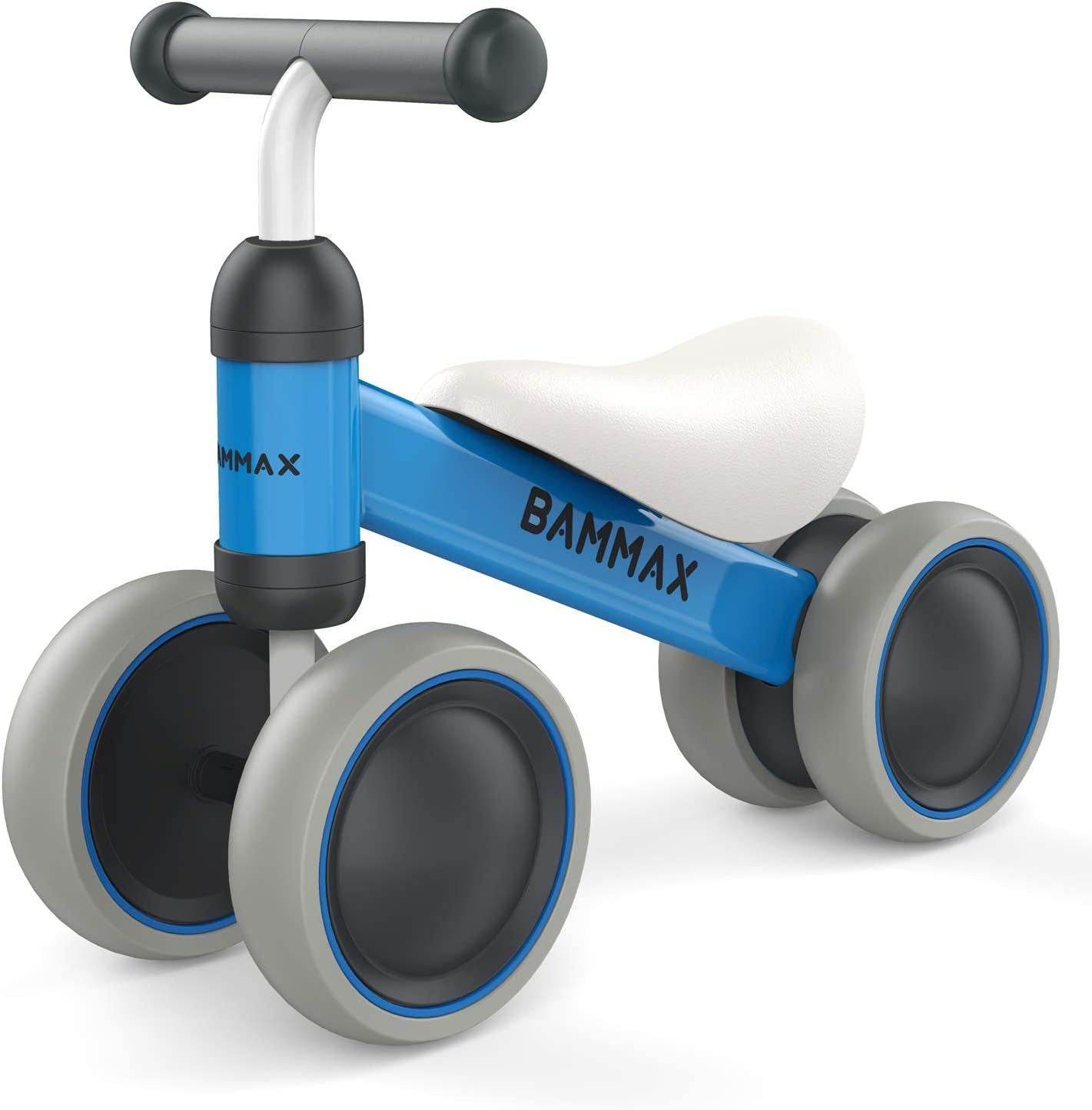 Balance Bike for 1 Year Old, Riding Toys for 9-24 Months Boys Girls, No Pedal 4 Wheels Bicycle, First Birthday Gift, Toddler Bike to Help Start Riding - My Store