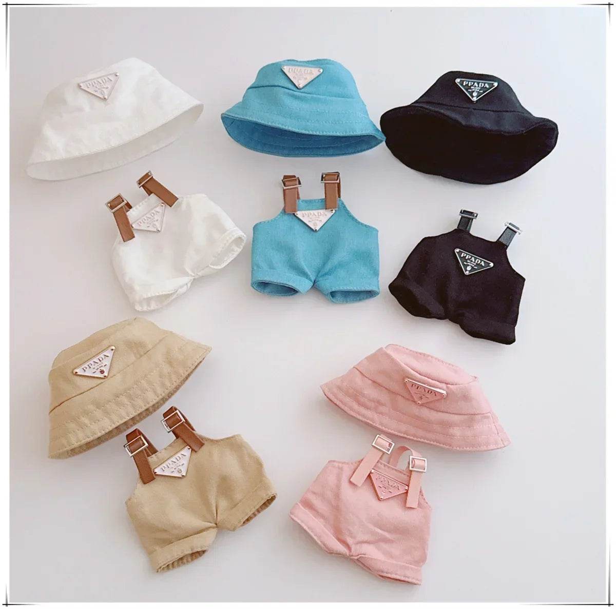 For 17Cm Labubus Mini Doll Clothes Outfit Hat Clothes Shoes Labubu II Doll Accessories Cultivate Sitting Party Game Toys - My Store
