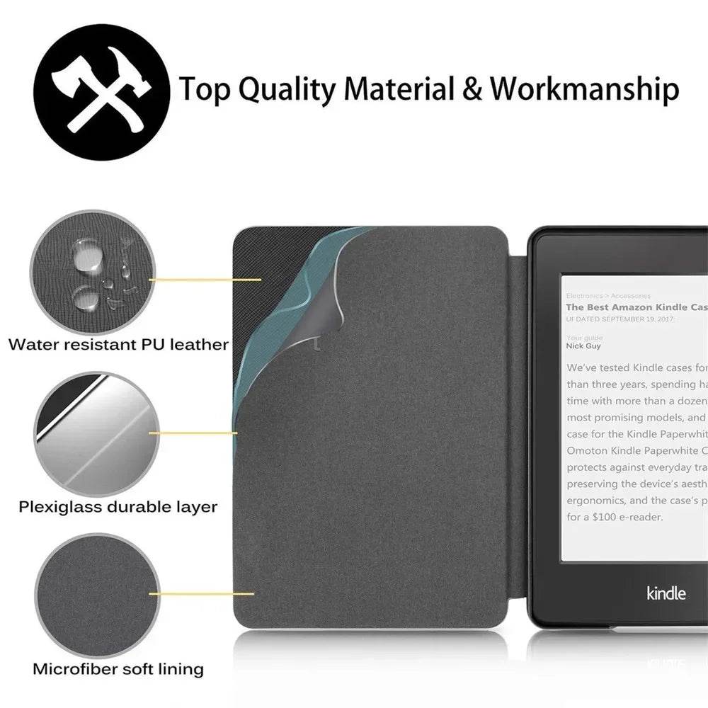 Case for Kindle 2025 Paperwhite Colorsoft 1 2 3 5 6 10Th 11Th 12Th Generation 6 6.8 7 Inch Magnetic Pouch Cover Shell - My Store