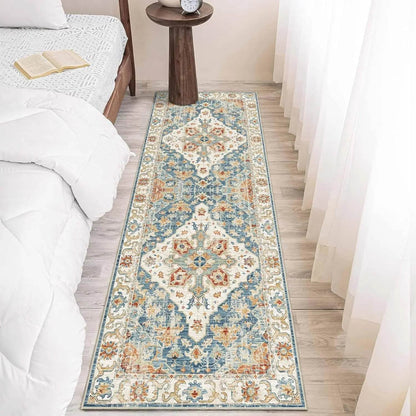 Runner Rugs Bohemian Kitchen Long Carpet Soft and Anti-Slip Living Room and Bedroom Entrance Floor Mat Home Decoration - My Store