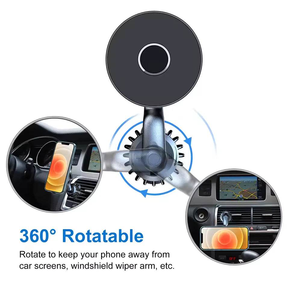 Strong Magnetic 360° Rotation Mag Safe Air Vent Car Mount Dashboard Phone Holder - My Store