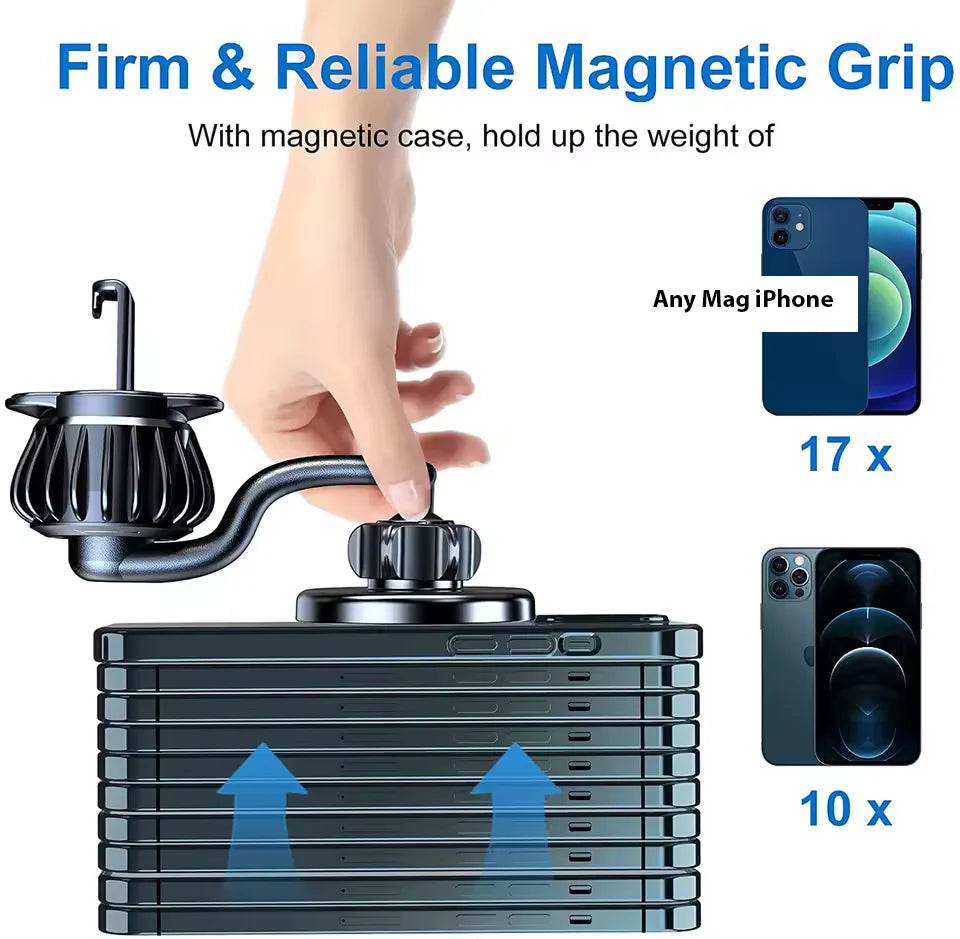 Strong Magnetic 360° Rotation Mag Safe Air Vent Car Mount Dashboard Phone Holder - My Store