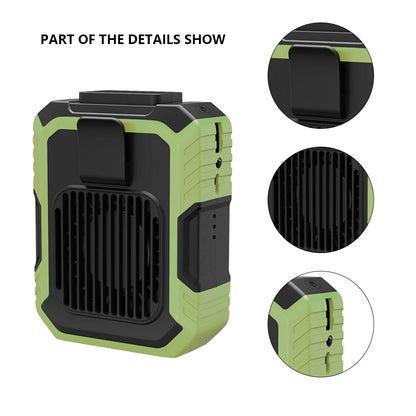 6000Mah Hanging Neck/Waist Fan USB Mini Portable Rechargeable Fan for Outdoor Camping Hiking Climbing Running Sports