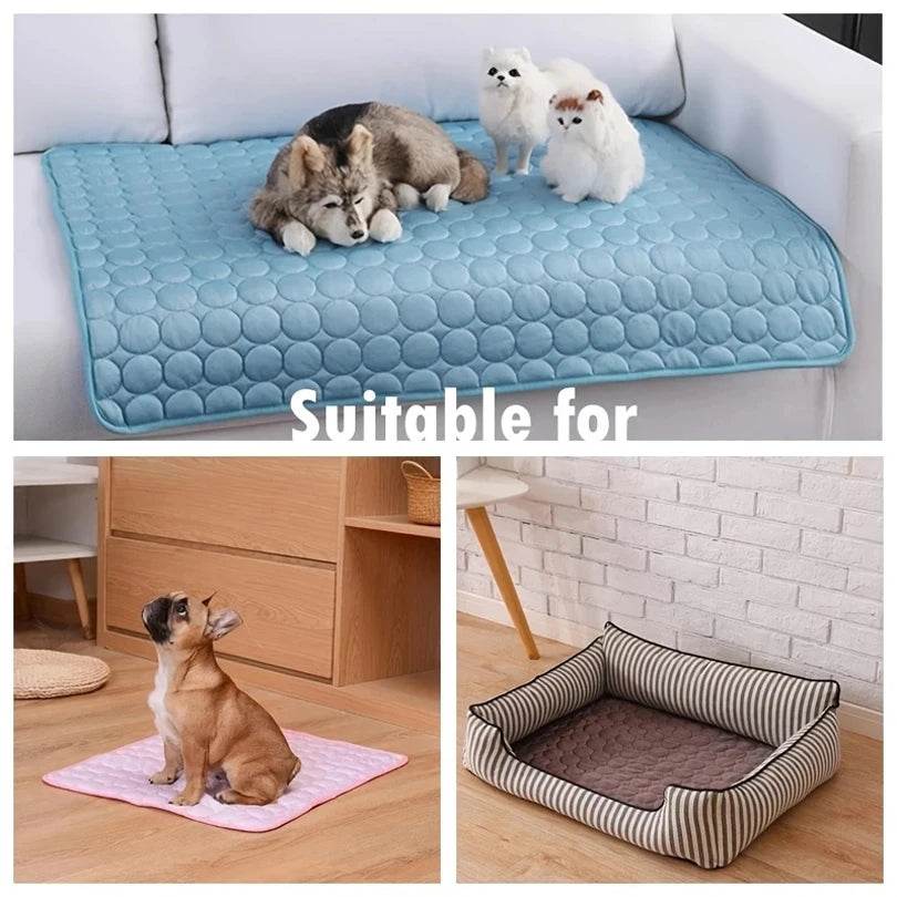 Dog Cooling Mat Summer Pet Cold Bed Extra Large for Small Big Dogs Pet Accessories Cat Durable Blanket Sofa Cat Ice Pad Blanket - My Store