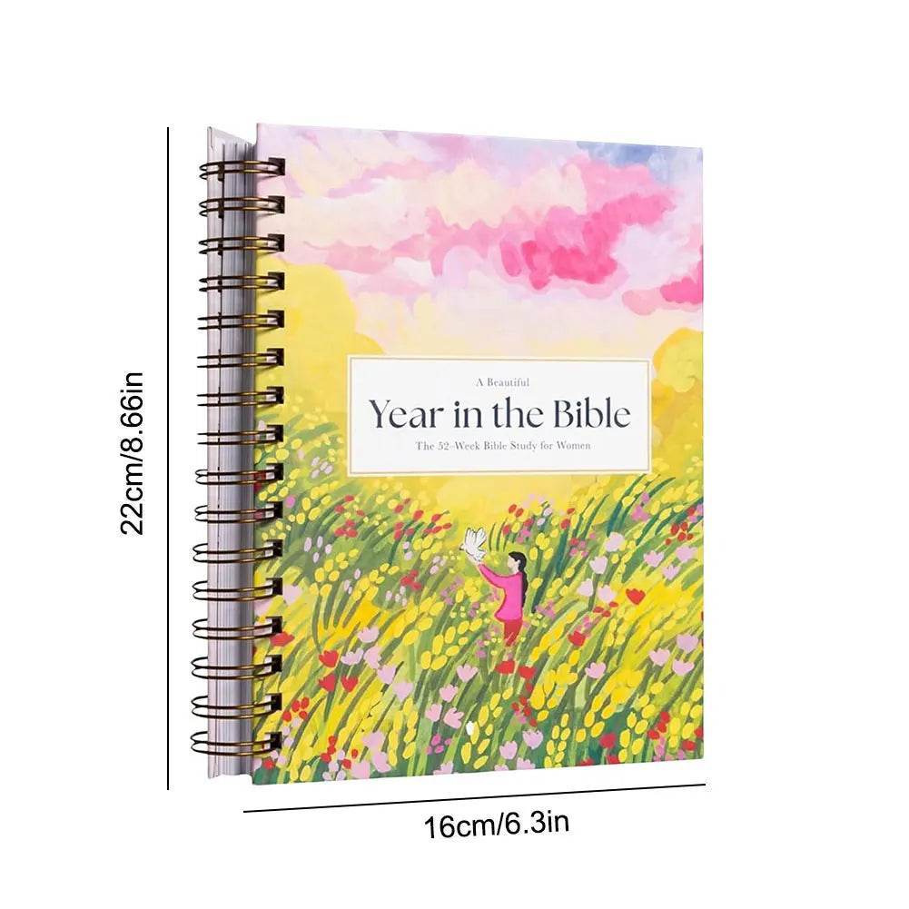 A Beautiful Year in the Bible the Bible in 52 Weeks for Women Women Bible Study Guide for Beginners and Experienced Christians - My Store