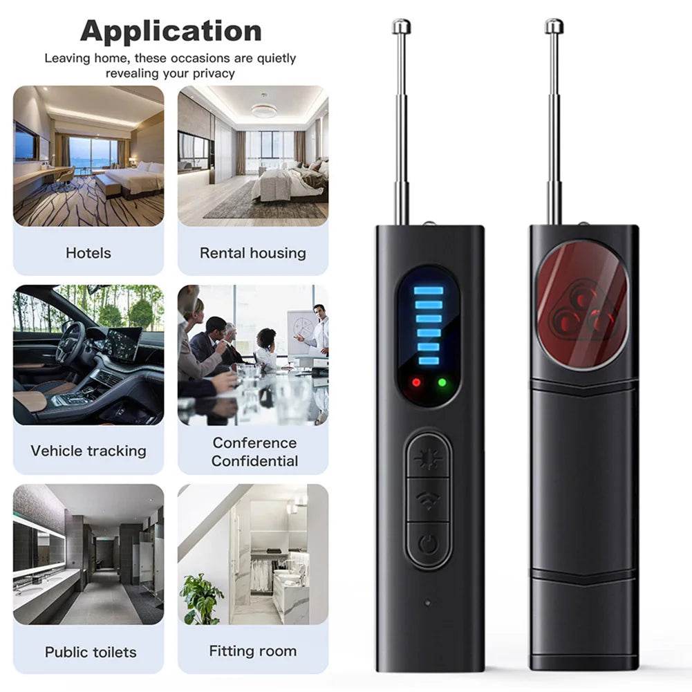 Hidden Camera Detector for Hidden Camera T15 anti Spy Detector Professional GPS Wiretapping Search Devices Security Protection - My Store