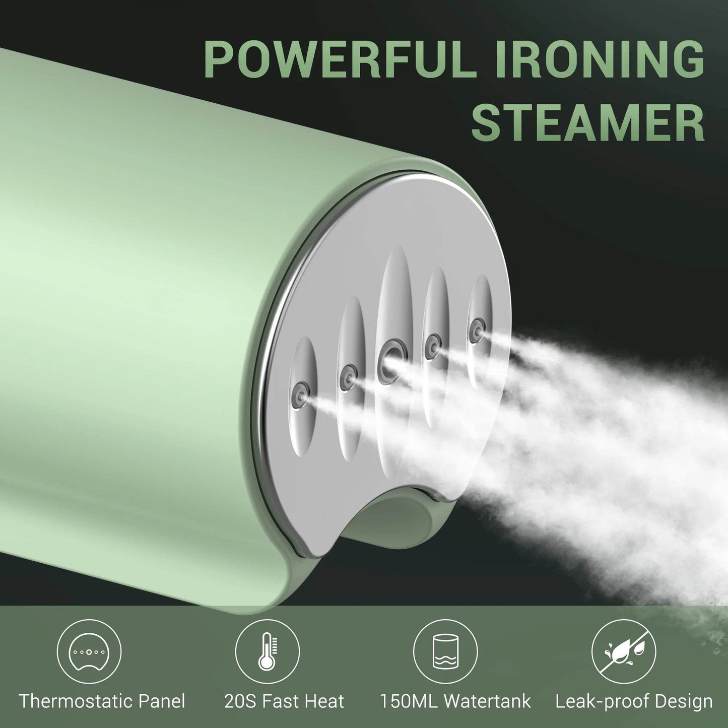1000W Handheld Garment Steamer Iron Home 110V/220V Electric Steam Cleaner Portable Foldable Mite Removal Flat Ironing Machine - My Store