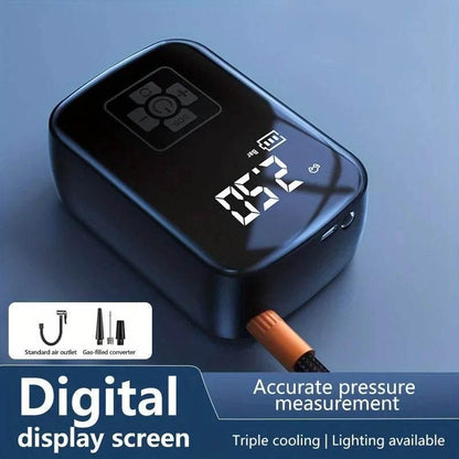 Car Air Pump Air Compressor 12V 150PSI Electric Wireless Portable Tire Inflator Pump for Motorcycle Bicycle Car Tyre Ball - My Store