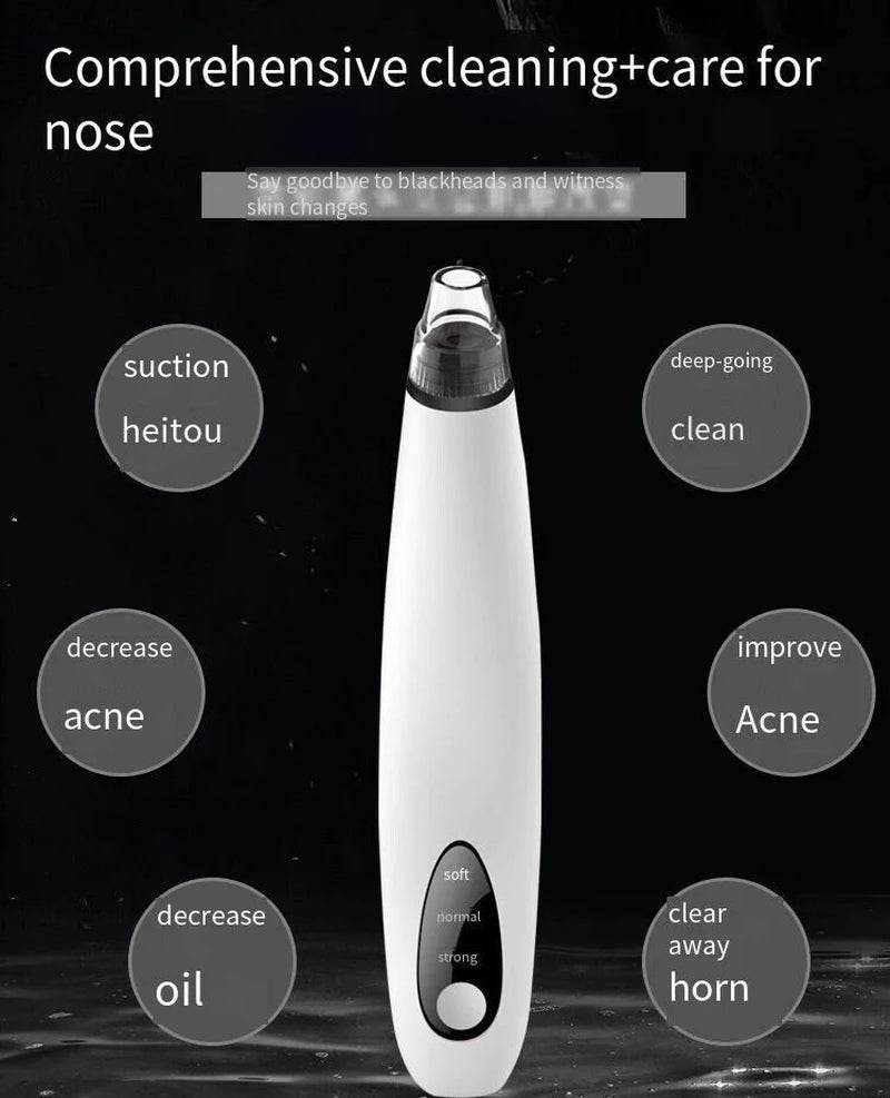 Electric Blackhead Remover Cleaner Face Diamond Pore Vacuum Suction White Heads - My Store