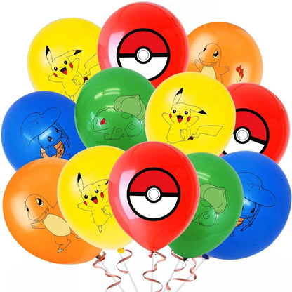 3/2/1Pack Pokemon Latex Balloons Birthday Party Supplies Cartoon Pikachu Balloon Baby Shower Kids Favor for Party Decorations - My Store