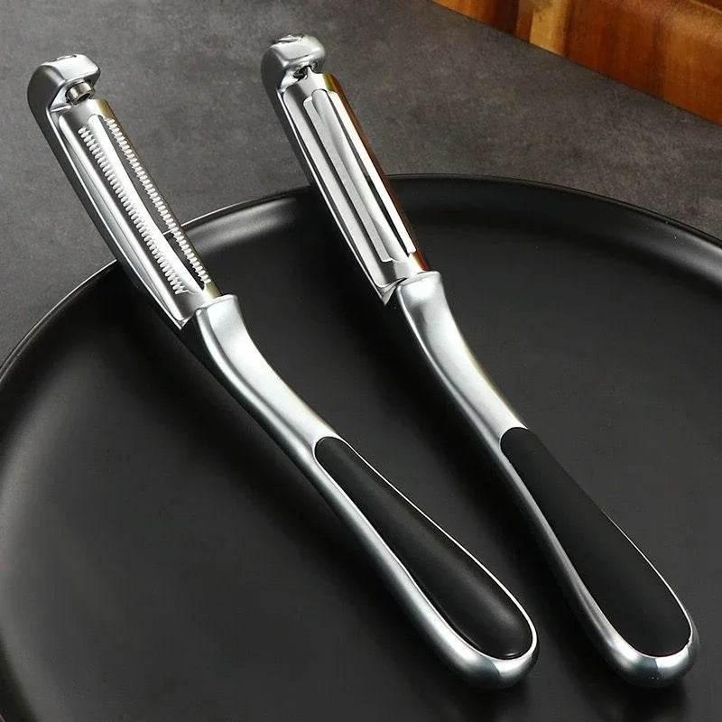 High Quality Kitchen Peeler, Stainless Steel Rotating Blade Peeler, Ultra Sharp Fruit, Potato, Carrot Essential Kitchen Tool - My Store