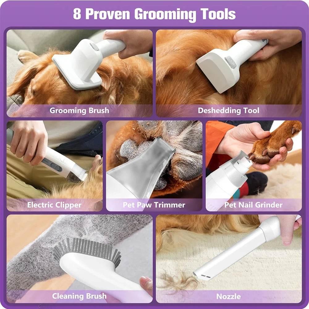 Homeika 8-in-1 Grooming Vacuum Kit for Pets - My Store