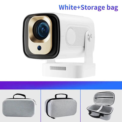 Magcubic HY310 Mini Projector for Outdoor Movies Auto Focus 1080P 330ANSI Android 11 Wifi6 BT5.4 4K with Air Mouse Voice Remote - My Store