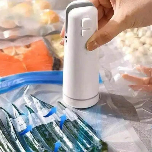 Mini Vacuum Food Sealers Handheld Snacks Packer Hand Press Plastic Bag Sealing Clips Moisture-Proof Sealing Tools - My Store