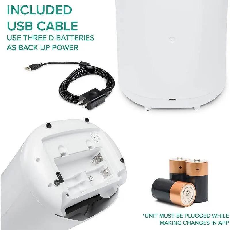 Smart Wifi Pet Feeder with Camera Automatic Dog Cat Food Dispenser HD Video Recording Two Way Audio App Control Voice Message - My Store