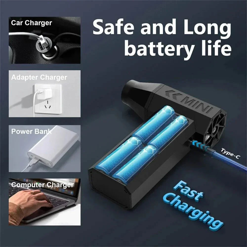 130000RPM Mini Fan Electric Air Duster - My Store