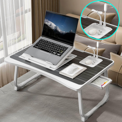 Foldable Laptop Bed Desk – Adjustable, Portable & Compact with Storage - My Store