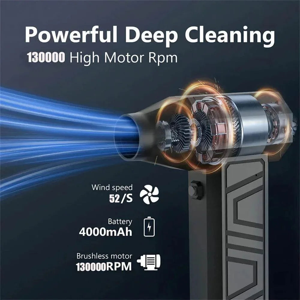 130000RPM Mini Fan Electric Air Duster - My Store