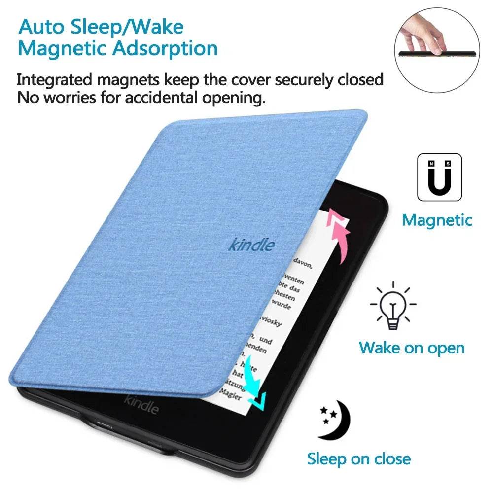 Case for Kindle 2025 Paperwhite Colorsoft 1 2 3 5 6 10Th 11Th 12Th Generation 6 6.8 7 Inch Magnetic Pouch Cover Shell - My Store