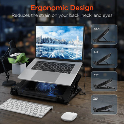 Hypergear Uprite Air Portable Laptop Cooling Stand - My Store