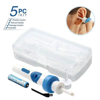 Safety Electric Cordless Vacuum Ear Cleaner Wax Remover Painless Cleaning Tool - My Store