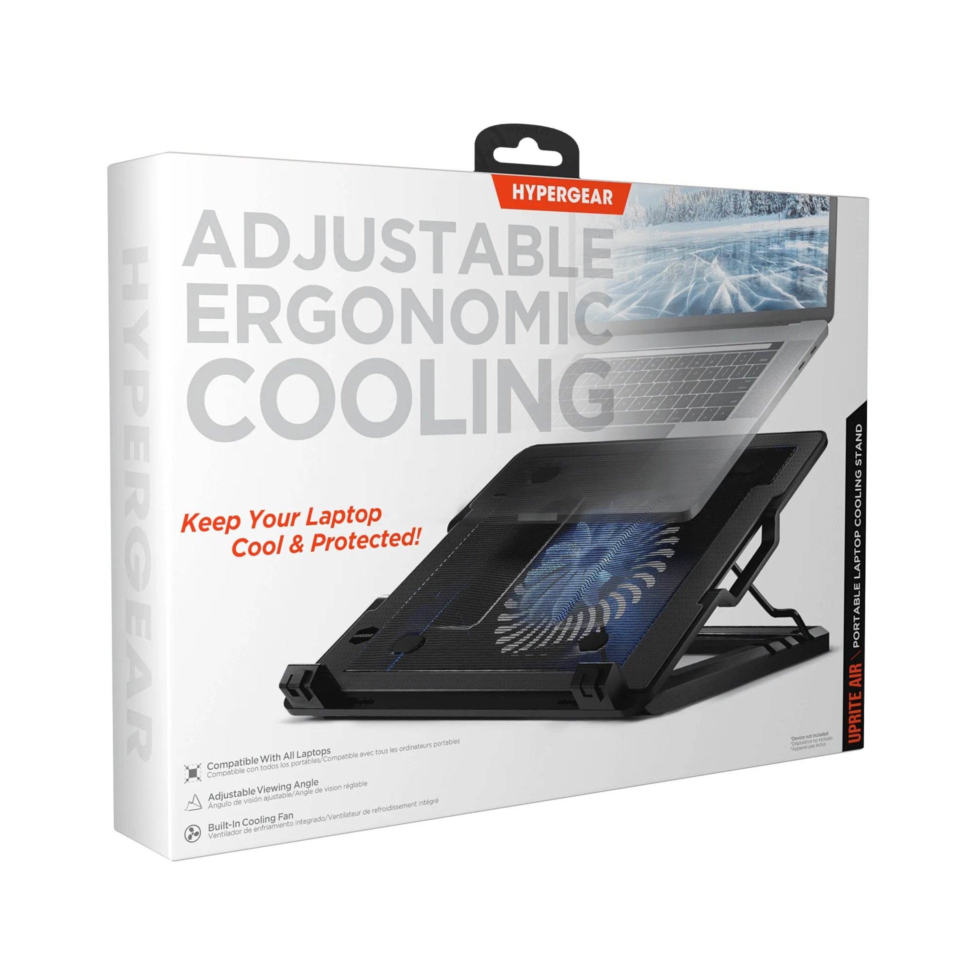 Hypergear Uprite Air Portable Laptop Cooling Stand - My Store