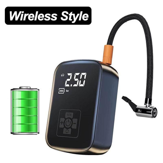 Car Air Pump Air Compressor 12V 150PSI Electric Wireless Portable Tire Inflator Pump for Motorcycle Bicycle Car Tyre Ball - My Store