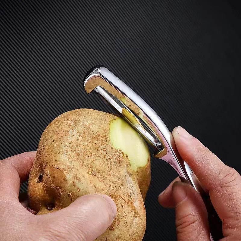 High Quality Kitchen Peeler, Stainless Steel Rotating Blade Peeler, Ultra Sharp Fruit, Potato, Carrot Essential Kitchen Tool - My Store