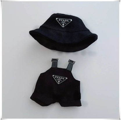 For 17Cm Labubus Mini Doll Clothes Outfit Hat Clothes Shoes Labubu II Doll Accessories Cultivate Sitting Party Game Toys - My Store
