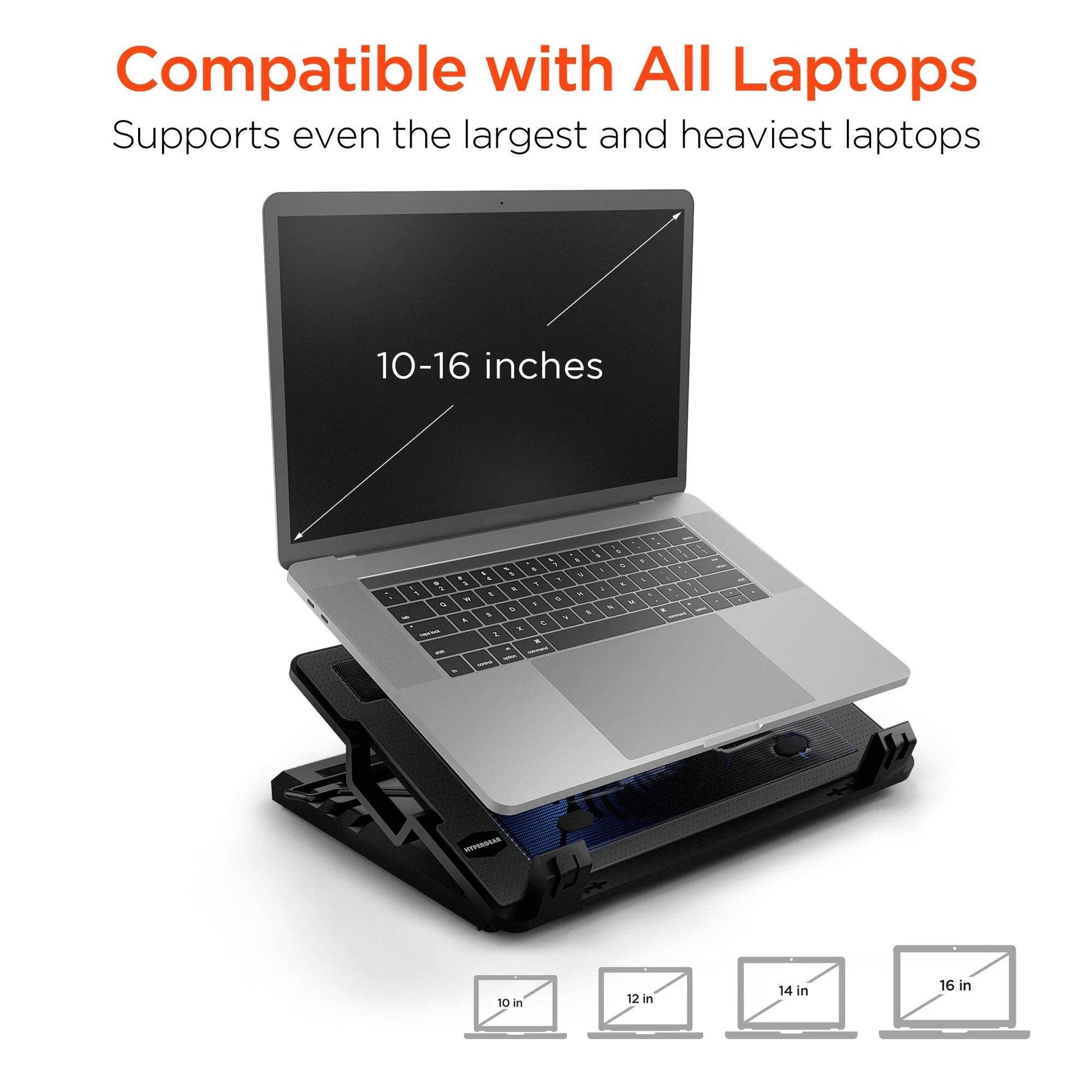 Hypergear Uprite Air Portable Laptop Cooling Stand - My Store