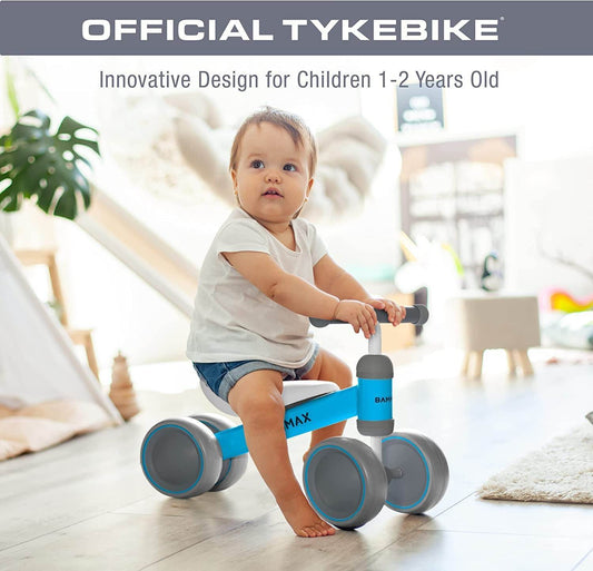 Balance Bike for 1 Year Old, Riding Toys for 9-24 Months Boys Girls, No Pedal 4 Wheels Bicycle, First Birthday Gift, Toddler Bike to Help Start Riding - My Store