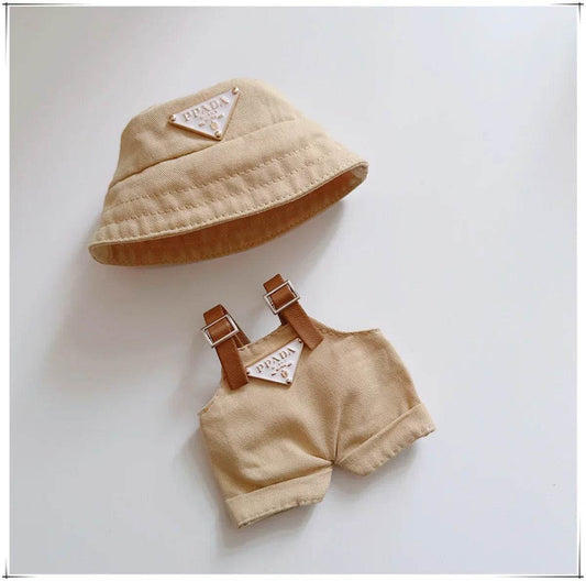 For 17Cm Labubus Mini Doll Clothes Outfit Hat Clothes Shoes Labubu II Doll Accessories Cultivate Sitting Party Game Toys - My Store