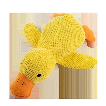 Dog Toy Plush Companion Sleeping Duck Bite Resistant Teeth Grinding Sound Relief Duck Sound Toy - My Store