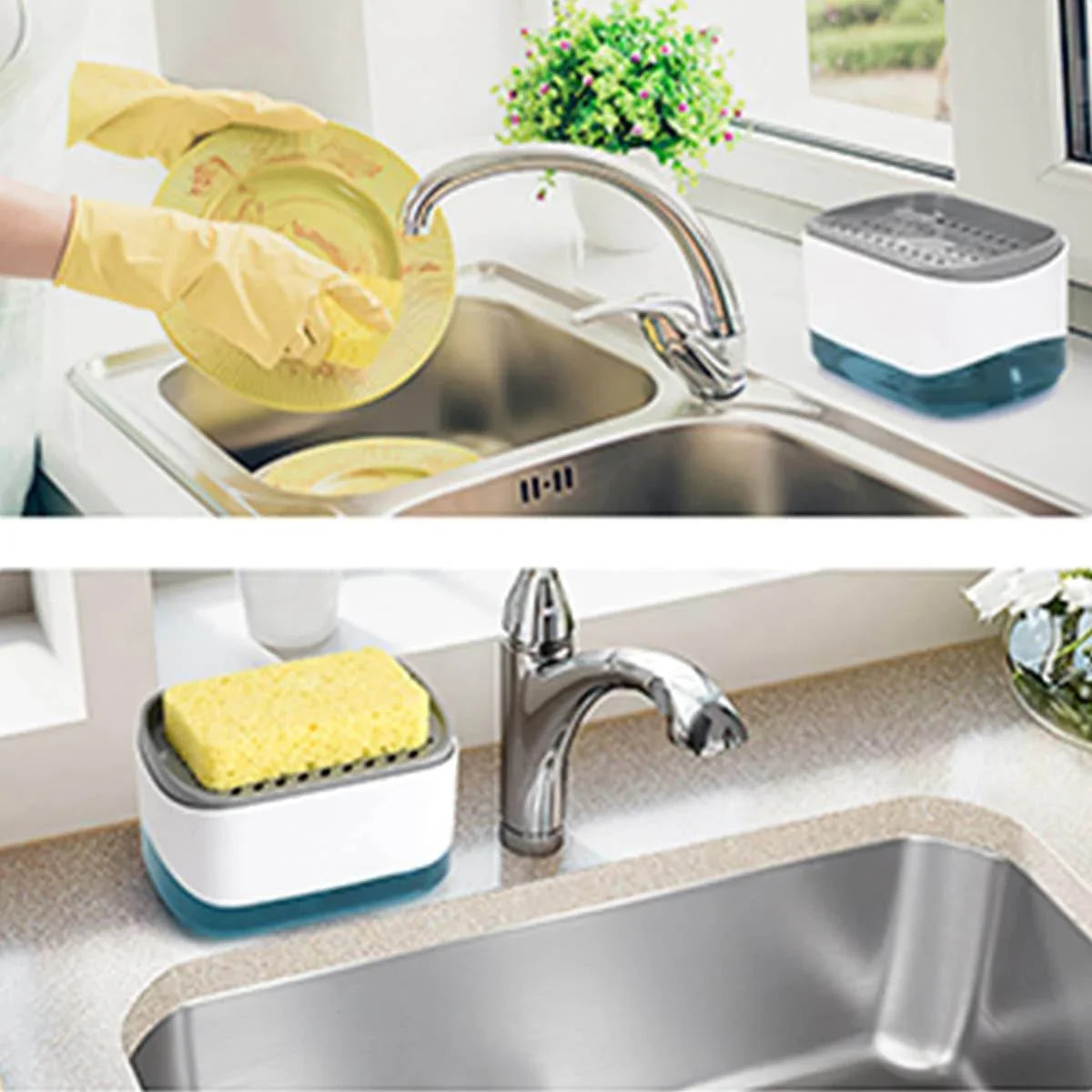 Soap Pump Dispenser,Soap Dispenser for Kitchen, Dish Soap Dispenser, Kitchen Dish Soap Dispenser, Dishwashing Soap Dispenser,For Kitchen Sink Dishwashing Soap Dispenser - My Store