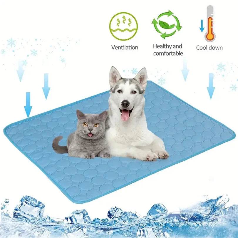 Dog Cooling Mat Summer Pet Cold Bed Extra Large for Small Big Dogs Pet Accessories Cat Durable Blanket Sofa Cat Ice Pad Blanket - My Store